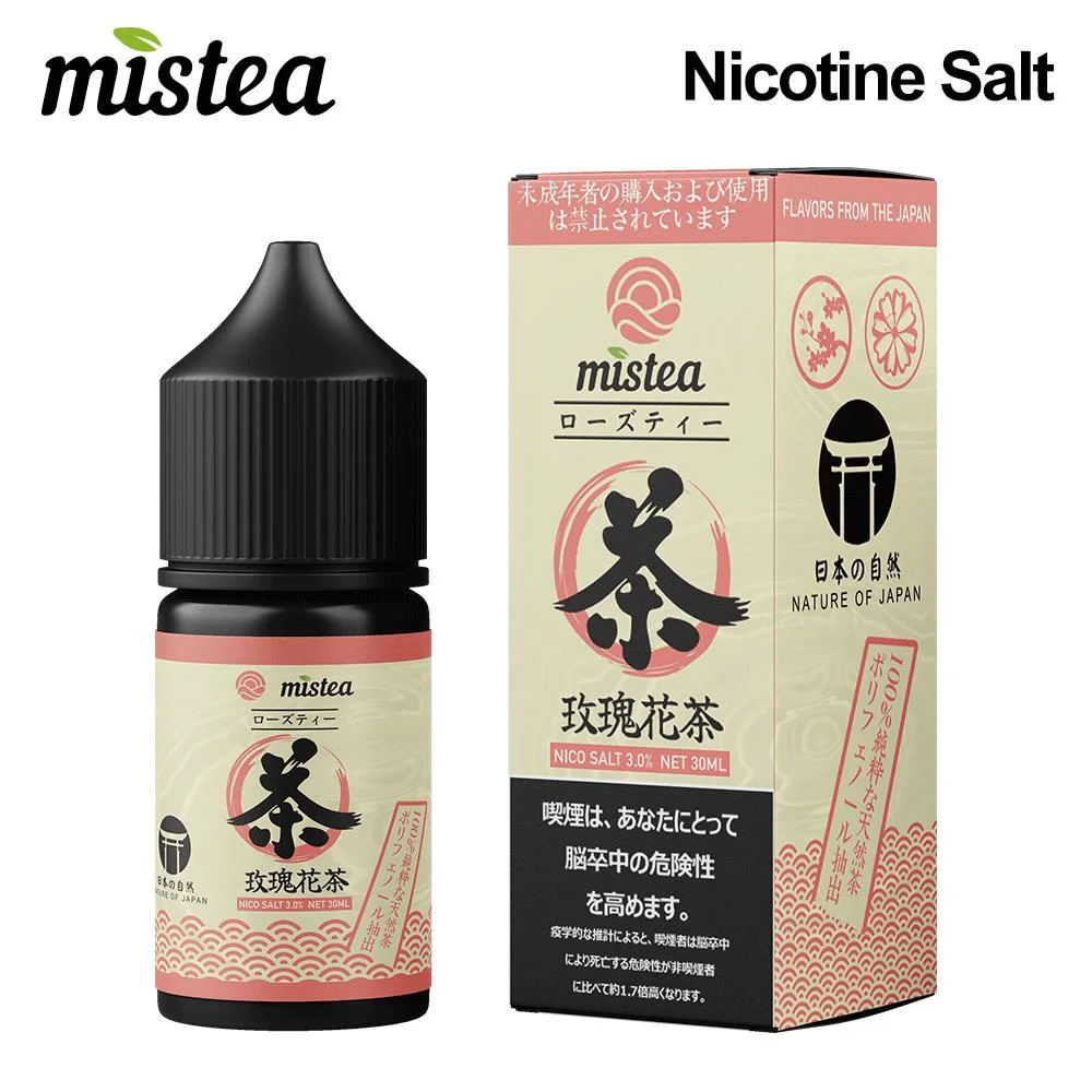 De alta calidad Mistea Fabricante Mayorista de buen gusto de sal de la nicotina 30ml 30mg E Liquid E jugo para Vape