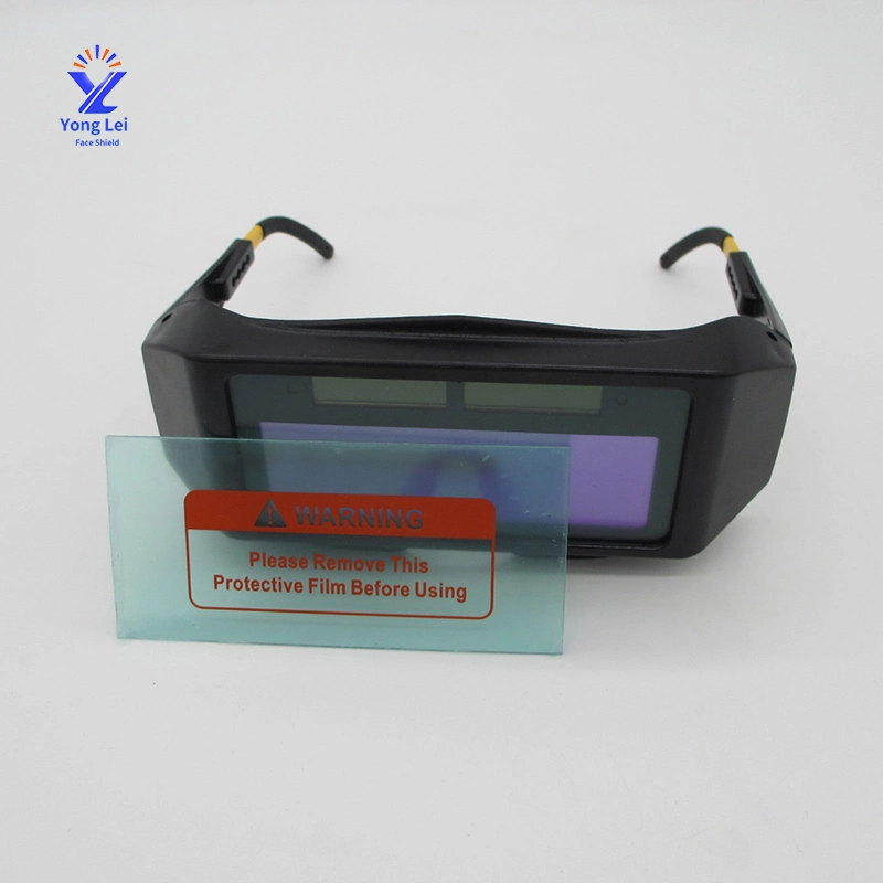 Splash-Proof Solar Automatic Dimming Protective Welding Glasses Sth-17