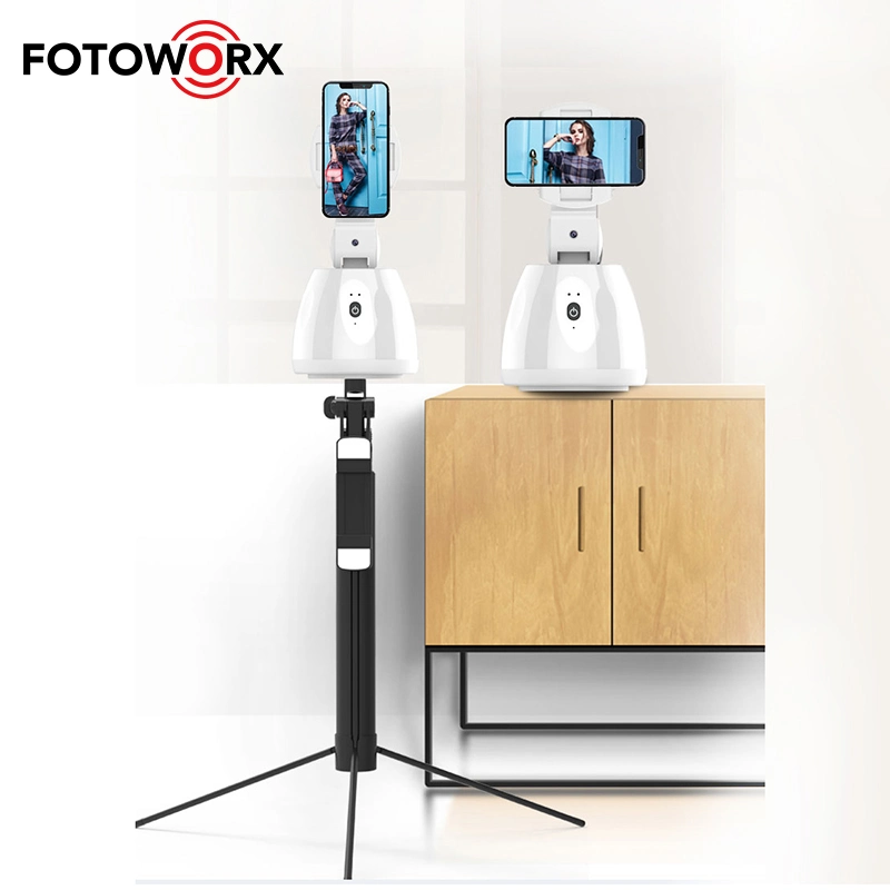 Fotoworx Smart Shooting Gimbal Head for Tripod Smartphone Live Streaming