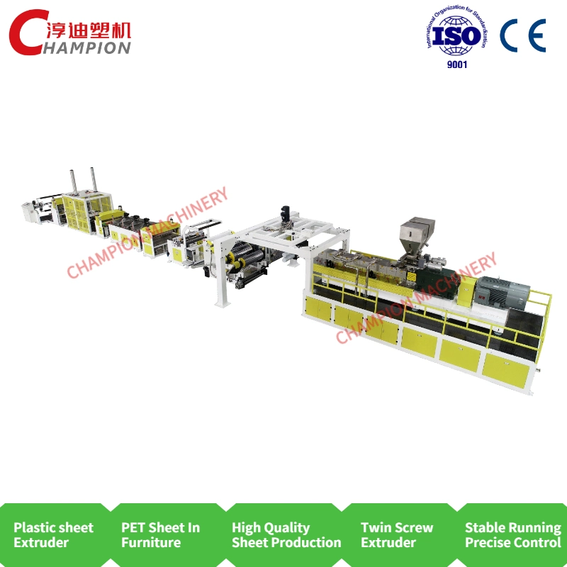 O plástico APET PET de PETG PLA PP Folha ABS Extrusão da linha de produção de embalagens termoformadas Folha de impressão fazendo a máquina/plástico máquina extrusora