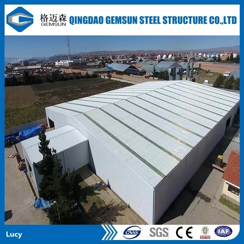 Estructura de acero de la luz de almacén o taller/edificio con GB estándar