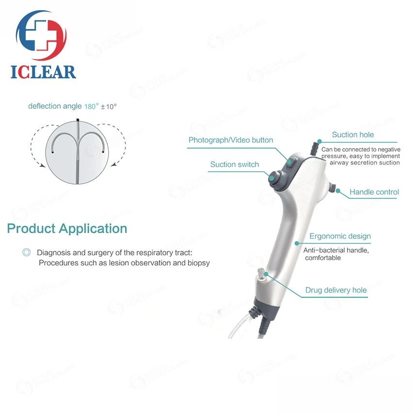 Single Use Endoscope Disposable Single Use Flexible Video Bronchoscopy