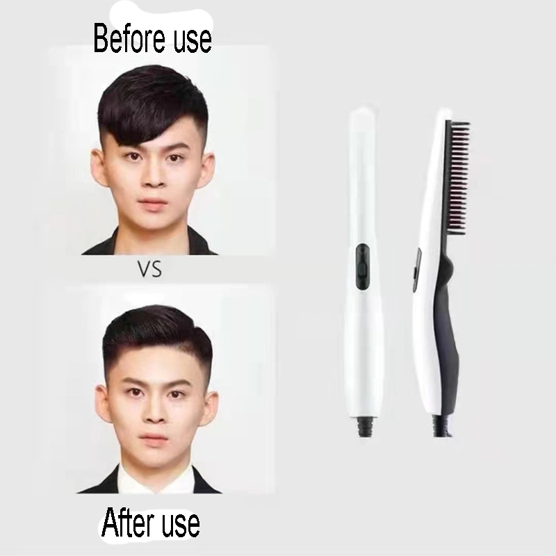 Men&prime; S Electric Multifunctional Hairstyle Comb Electric Heated Styling Comb Personal Care