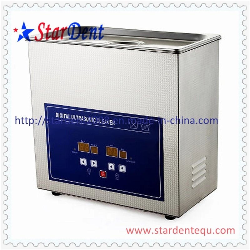 Dental 6.5L Stainless Steel Digital Tabletop Ultrasonic Cleaner of Hospital Equipment