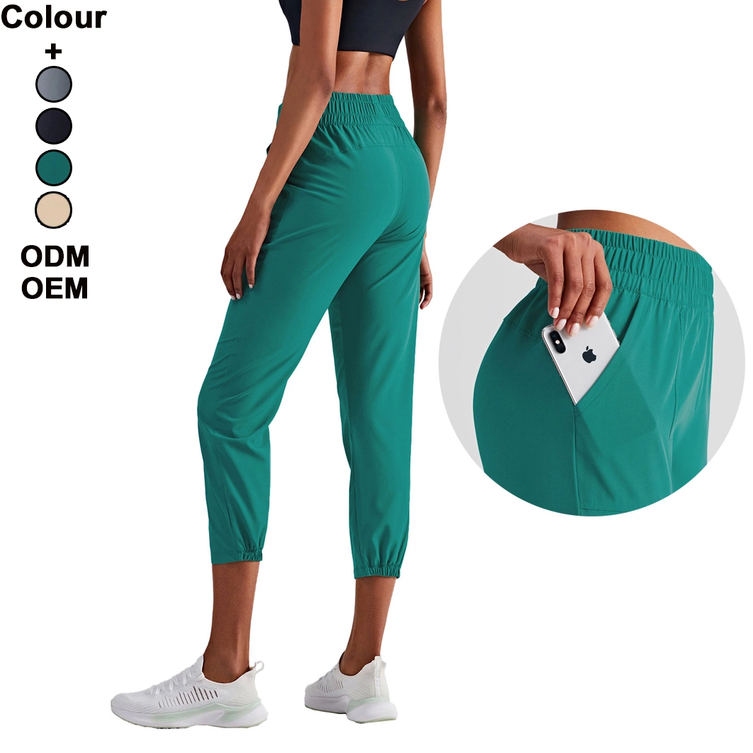 Women Sports Workout Pants Fashion Running Trousers Loose Joggers Tracksuit Female Drawstring Yoga Sweatpants Gym Wear