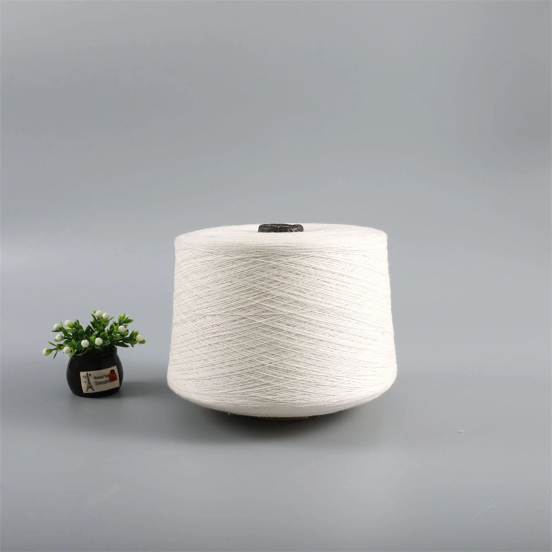 China Textile Supplier Ring Spun CVC 55/45 20s 26s 30s 32s 40s 45s White Color Yarn Wholesale/Supplier