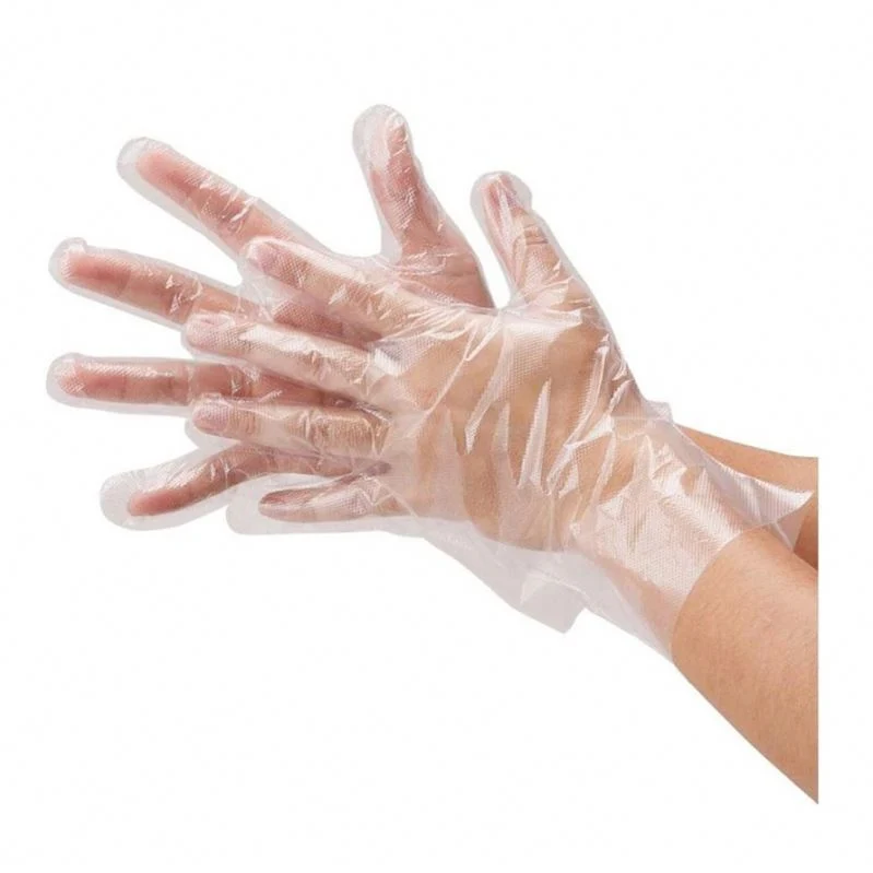 Plastic Hand Cleaning Usage Use Factory Disposable PE Gloves