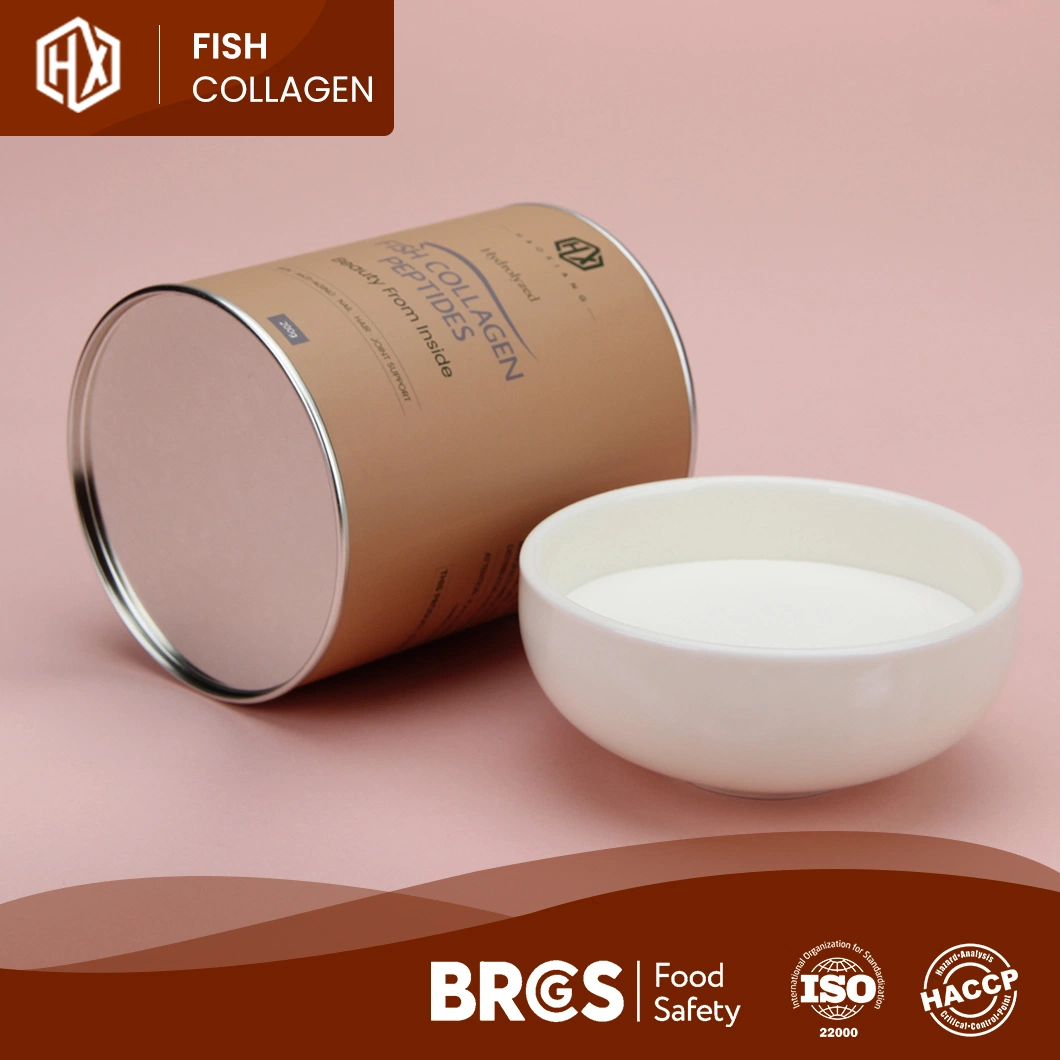 Haoxiang Fish Original Collagen Powder Supplier Supplement Vital Proteins Fish Collagen Beauty 500-1000dal/300-500dal Molecular Weight Tilapia Scale Collagen