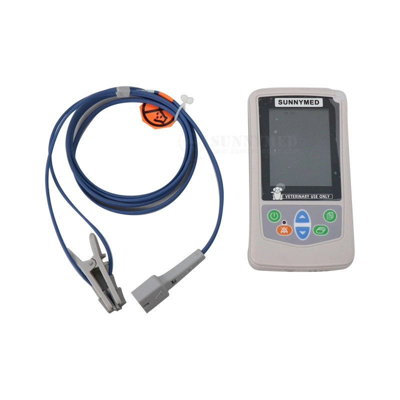 SY-W001n Veterinary Clinic Equipment recargable Handheld Vet SpO2 Veterinary Pulse Oxímetro para animales