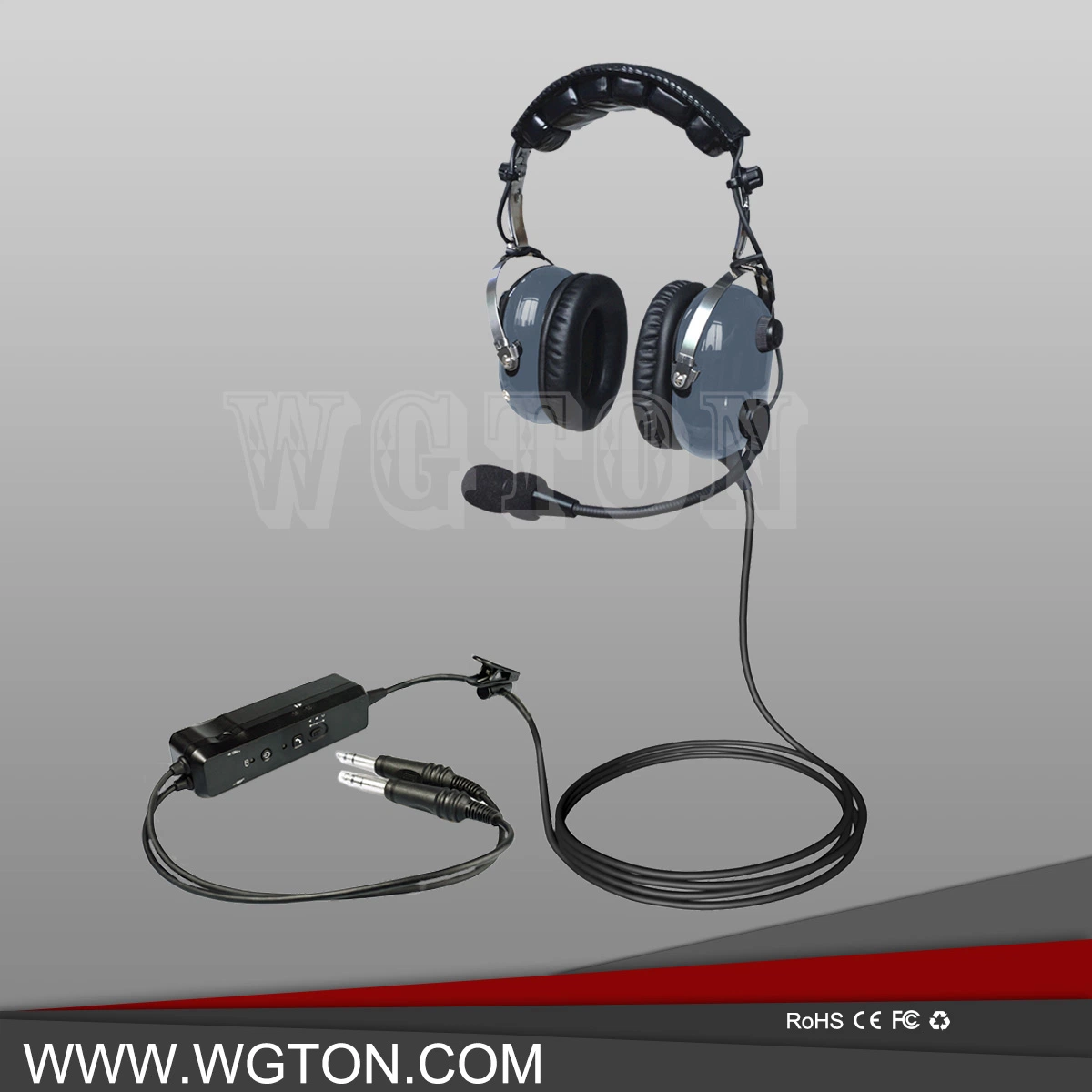 Aircraft Noise Cancelling Headset Military Aviation Headsets for General Aviation Helicopter Headphone