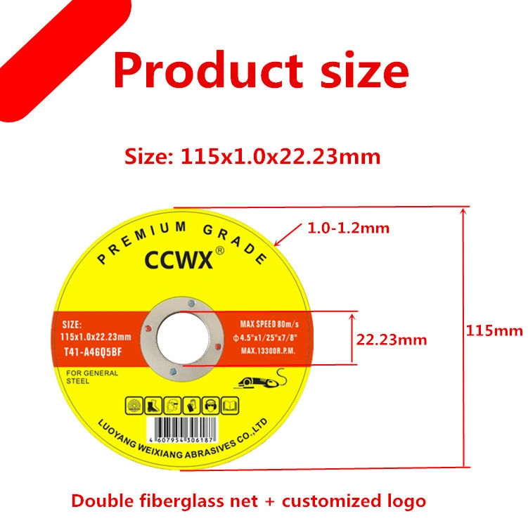 115X1X22mm Angle Grinder Tools Disc Cutting Wheel