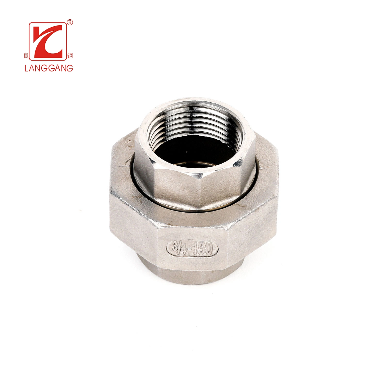 Thread Screw Stainless Steel Unions Conica Forged Female Pipe Fittings