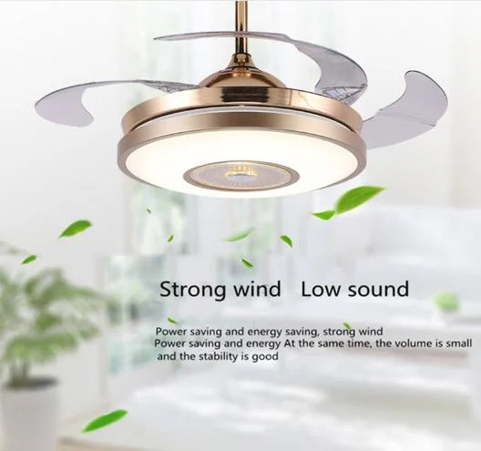 Modern Minimalist Interior Light Bedroom Dining Room LED Ceiling Fan
