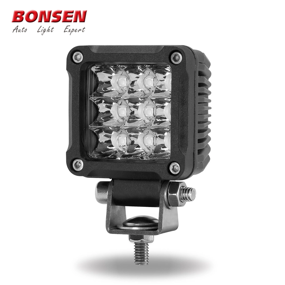 2 Inch 27W Mini LED Work Light with 9-32V Tail Light Fog Lights CREE LEDs - for Tractors Agricultural Machine ATV