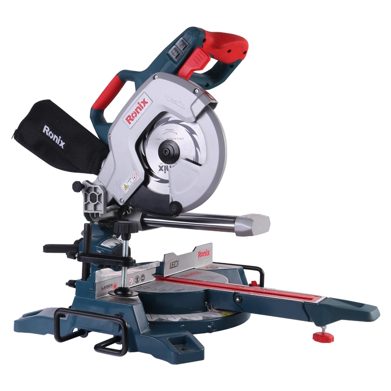 Ronix 5401 210mm 1500W Mitre Säge Mitre Säge Schlagbohrmaschine Leerlaufdrehzahl 5000rpm Schiebemessersäge