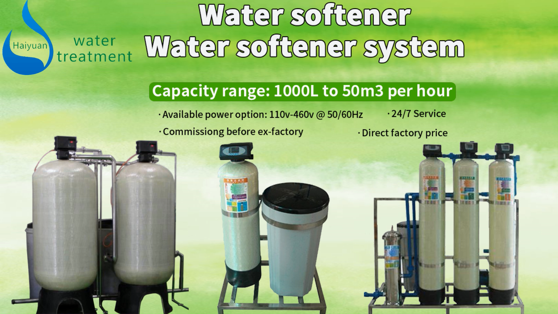 Brackish Water Softening Water Softer System Automatic Hard Well Water Softener for Irrigation