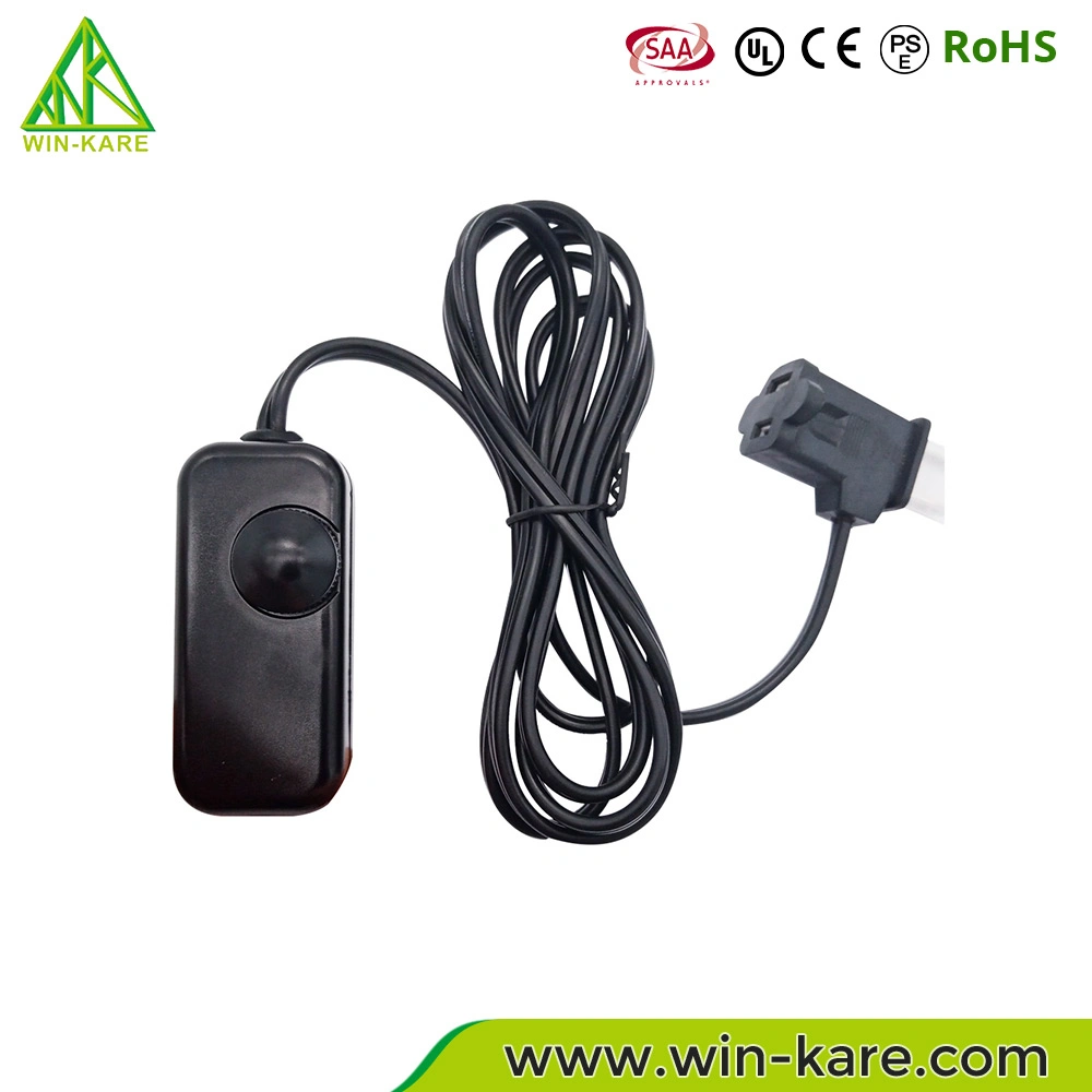 Rotary Dimmer Switch Power Cable Knob Adjustable Controller Switch with 1.8m/5.9FT Extension Power Cord