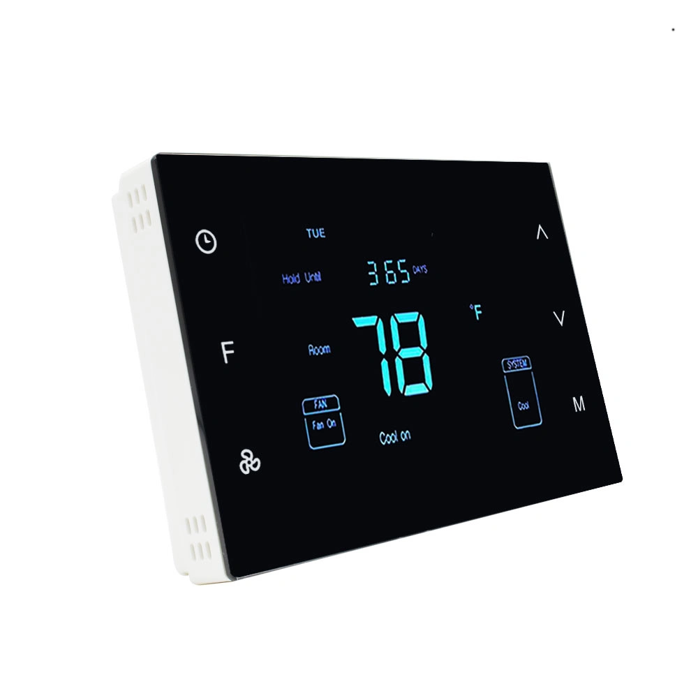 Sistema de bomba de calor de termostato de varias etapas con pantalla táctil LCD para sala