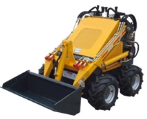 2021 New 23HP Mini Skid Steer Loader Garden Use with Various Attachments EPA Hot Sale