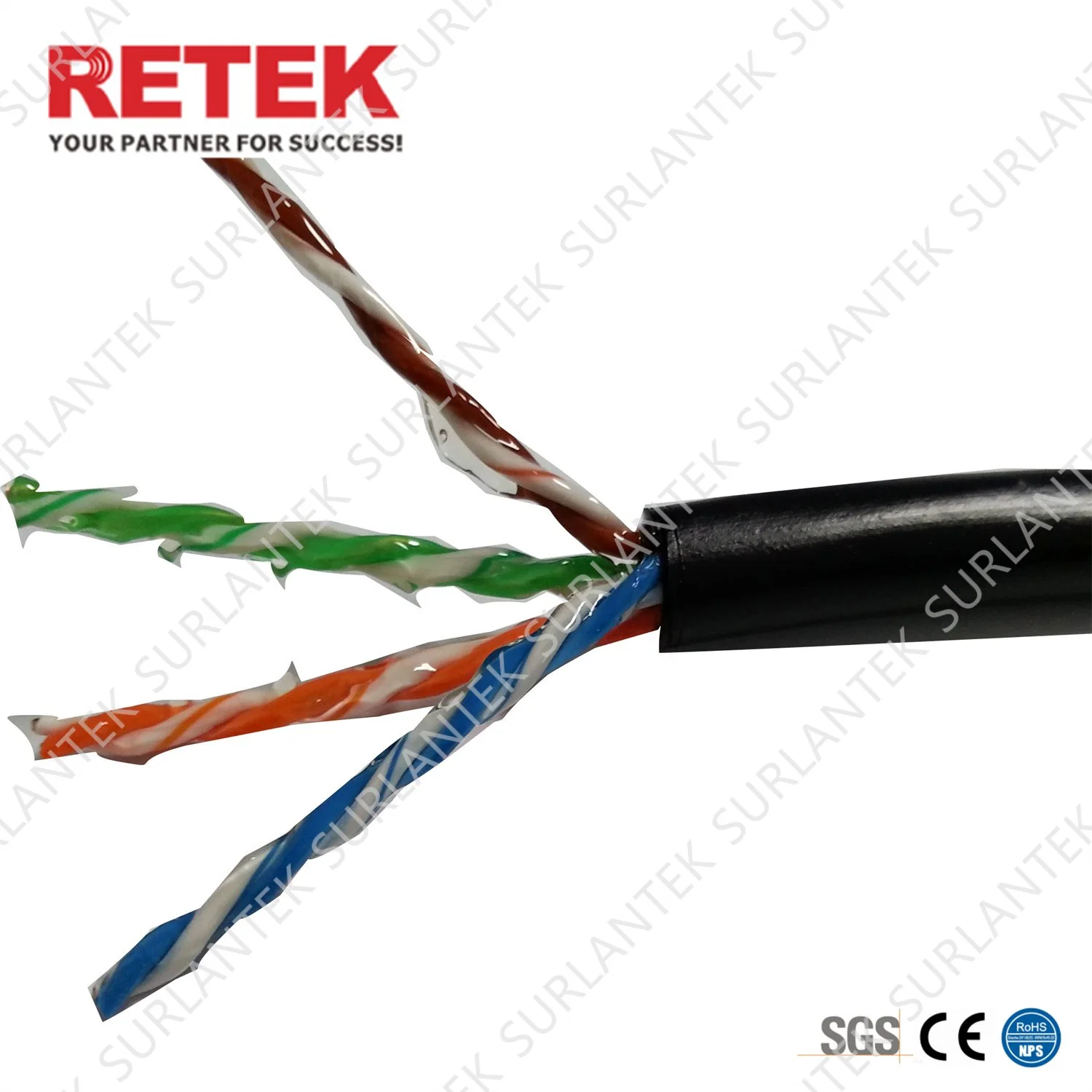 Outdoor Waterproof Jelly Filled UTP Cat5e LAN Cable