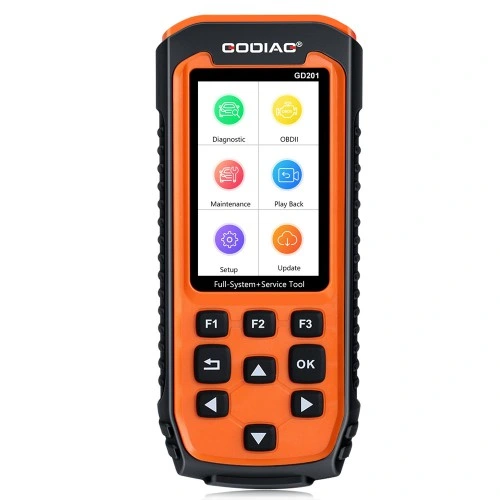 Godiag Gd201 Professional OBDII All-Mhace herramienta completa de diagnóstico del sistema con 29 funciones de restablecimiento de servicio