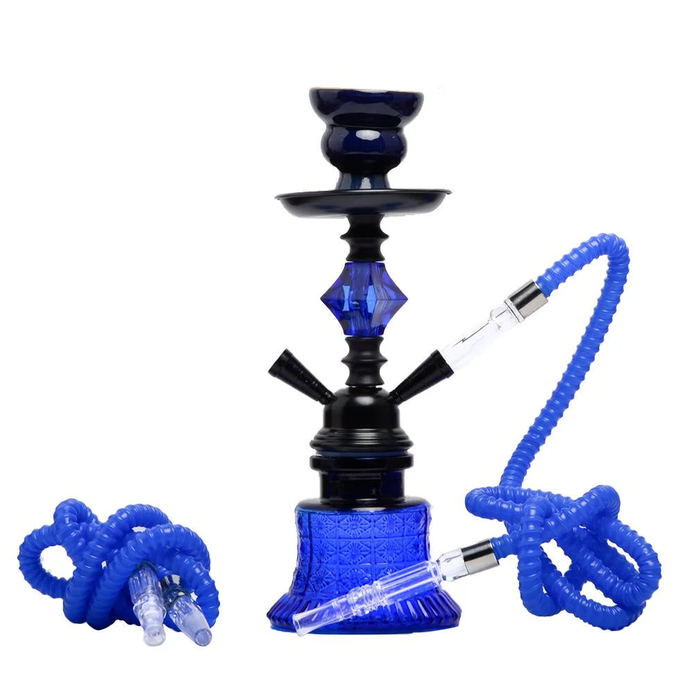 Arab Hookah Set 4 Hoses Glass Narguile Complete Shisha Bowl Tongs Ash Plate Water Tobacco Pipe Smoking Accessories