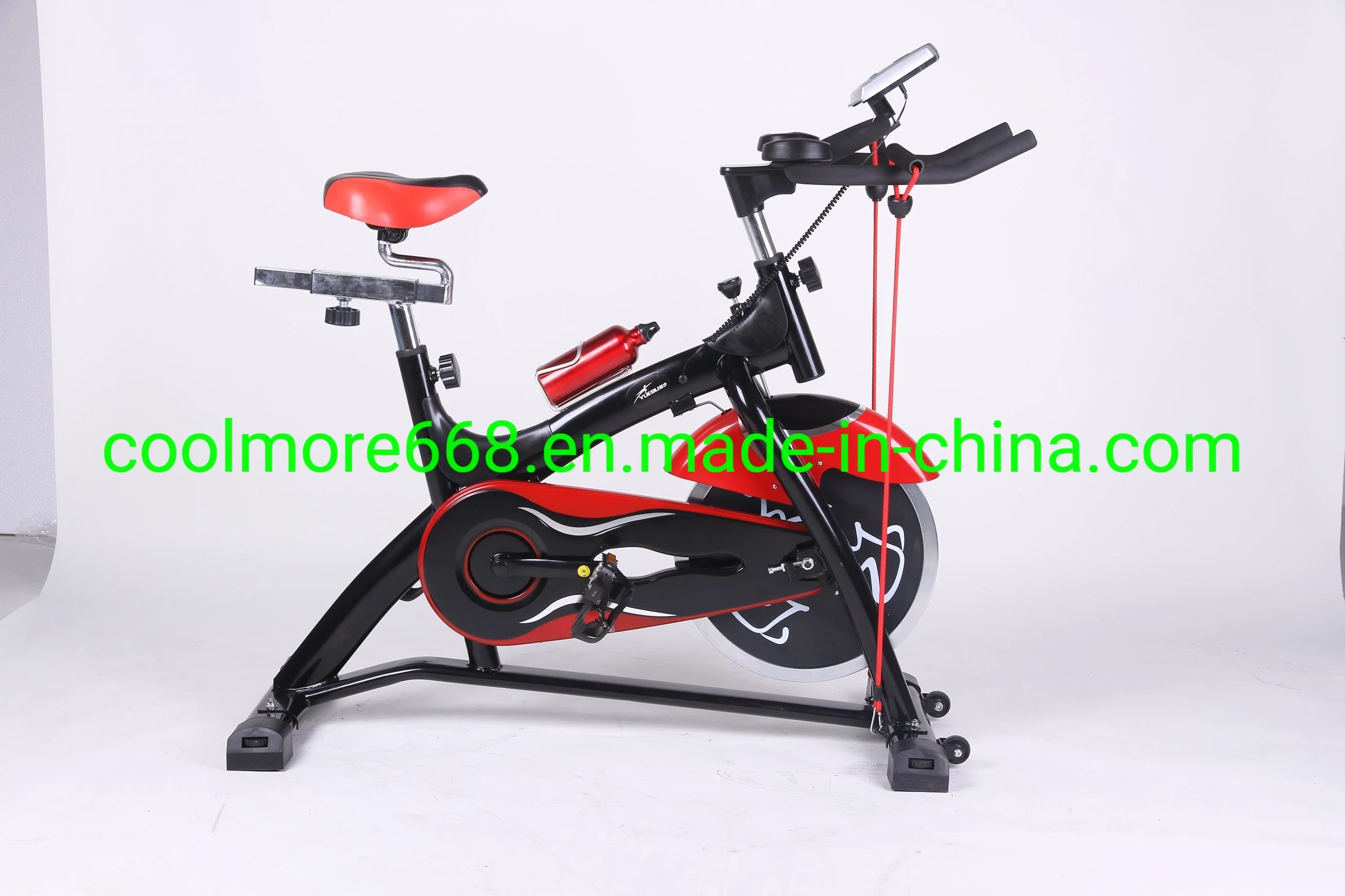 Indoor Exercise Bike/Cycling Stationary Cardio Trainer with Upright Belt