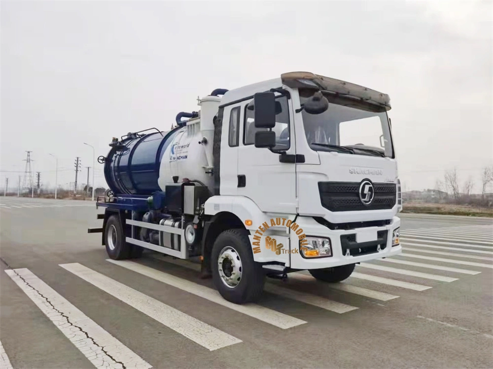 Shacman 20cbm 20000L High Pressure 20m3 Toilet Jetting Sewage Vacuum Truck