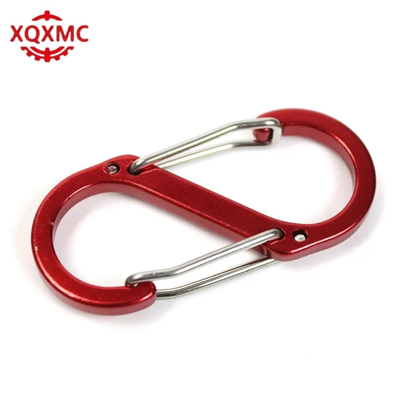 Carabiner Keychain Metal Locking Spring Clip Hook