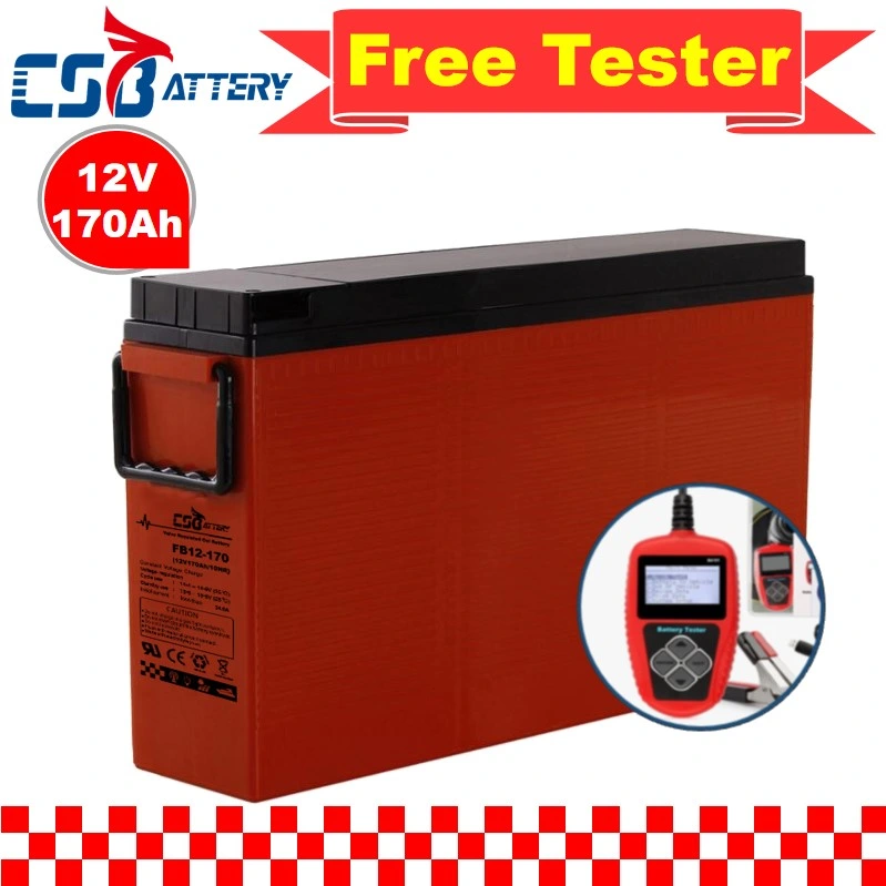 Csbattery 12V 160ah UL/CE/Ice Certificated AGM/VRLA/SLA Battery for Excavators/Trolly/Auto-Parts/Traction-Forklift/Amy