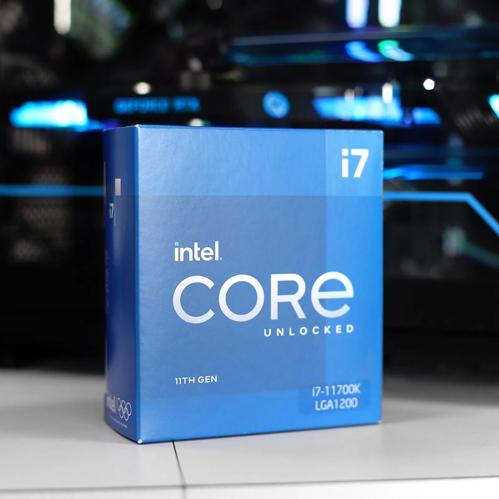 Processeur de bureau processeur Intel Core i7-11700K 8 coeurs 5,0 GHz LGA1200 Pièces d'ordinateur