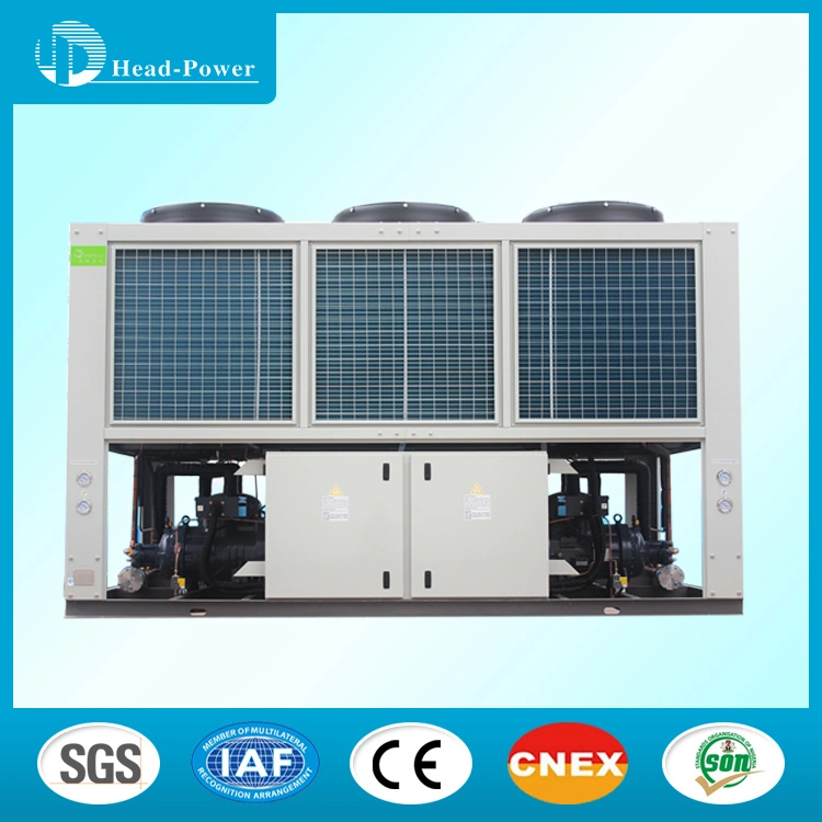 200kw Air Cooled High Static Pressure Duct Screw Water Chiller