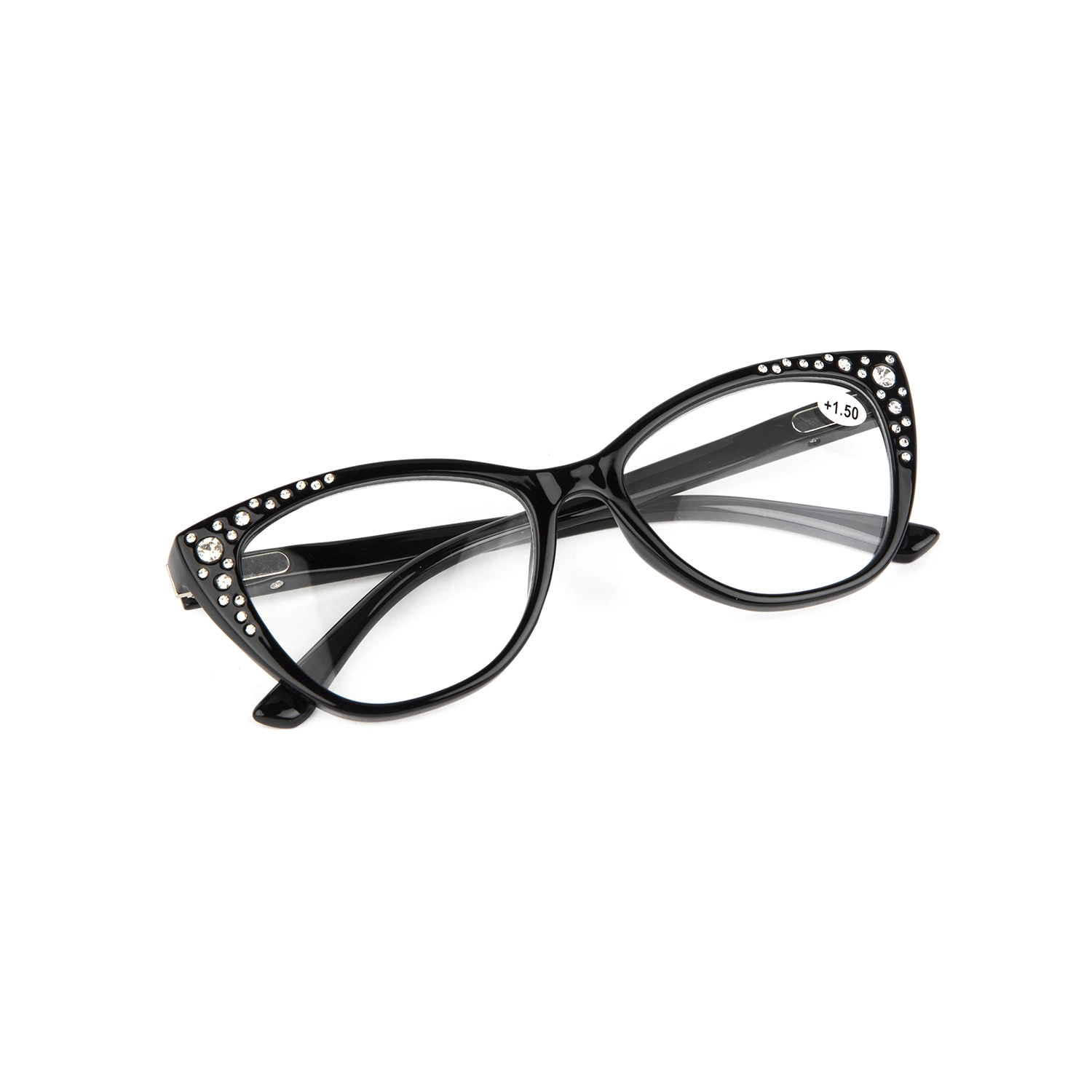 Cheap Light Cat Eye CE Diamond Plastic Women Reading Glasses Spectacle Frame Eyeglass Glasses Eyewear