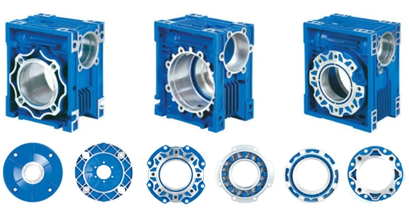 Nmrv-F Aluminum Alloy Housing Worm Gearbox with Flange Output