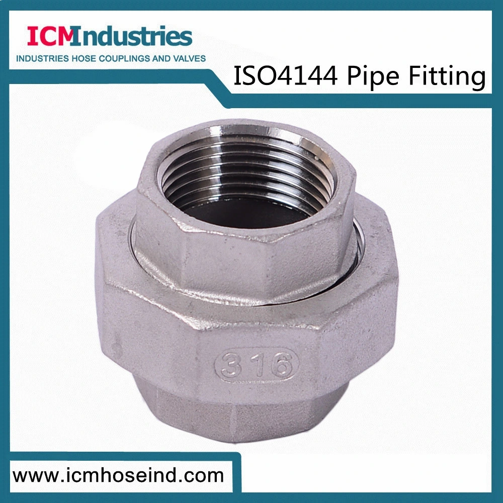 Stainless Steel 316 Threaded Pipe Fitting Union