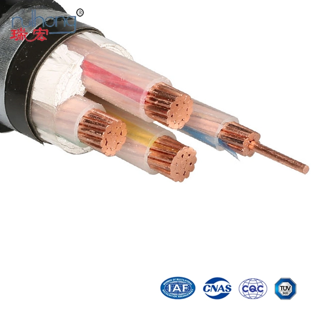 Low Voltage 0.6/1kv 16mm 4-Core 2.5mm 4mm 16mm 25mm Copper Armored Metal Clad Power Cable