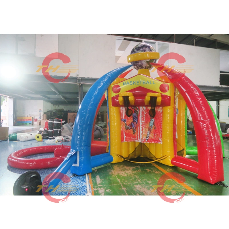 5 in 1 Inflatable Carnival Games, Kids Popular World Sports Games, Commercial Party Rent Hoop Games