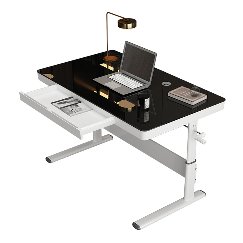 Suporte de mesa moderno de secretária de alta qualidade altura ajustável Study Computer Desk for Home Office (Secretária de computador de estudo para escritório doméstico