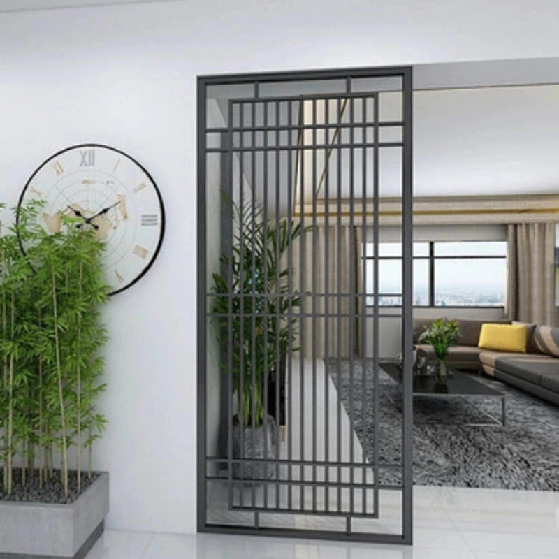Divisória interior em aço inoxidável para ecrã metálico decoração personalizada para casa
