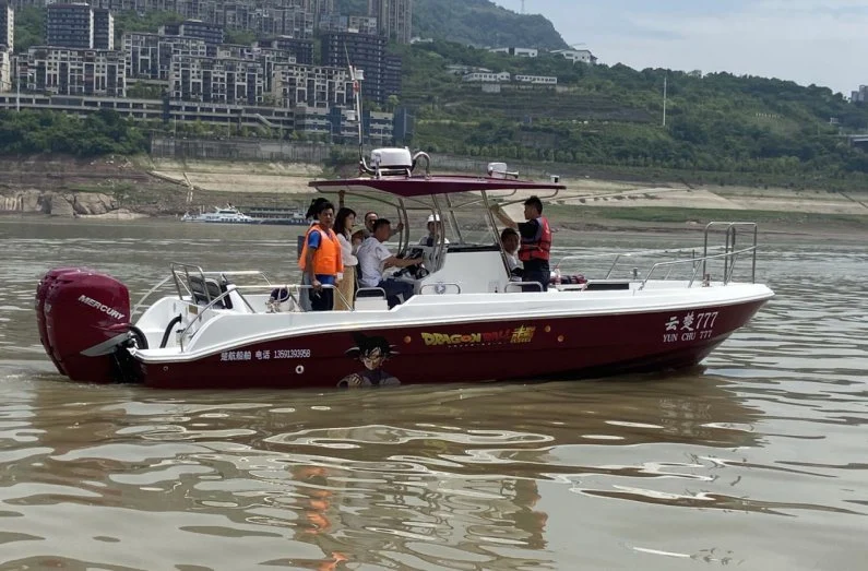 28FT Fiberglass Power Boat for Fishing