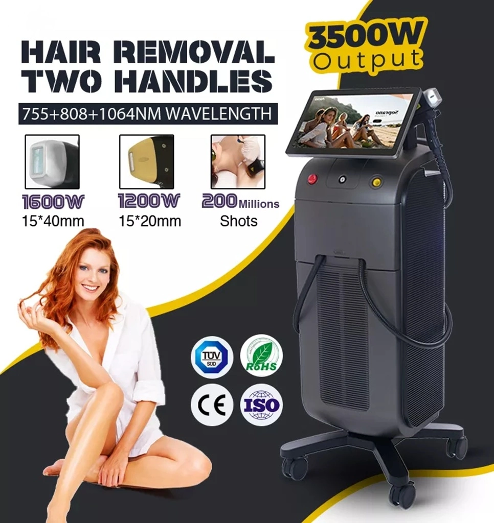 2023 Hair Removal 808nm Diode Laser Professional Beauty Machine 808 Diode Laser Hair Removal for Salon Use Machine