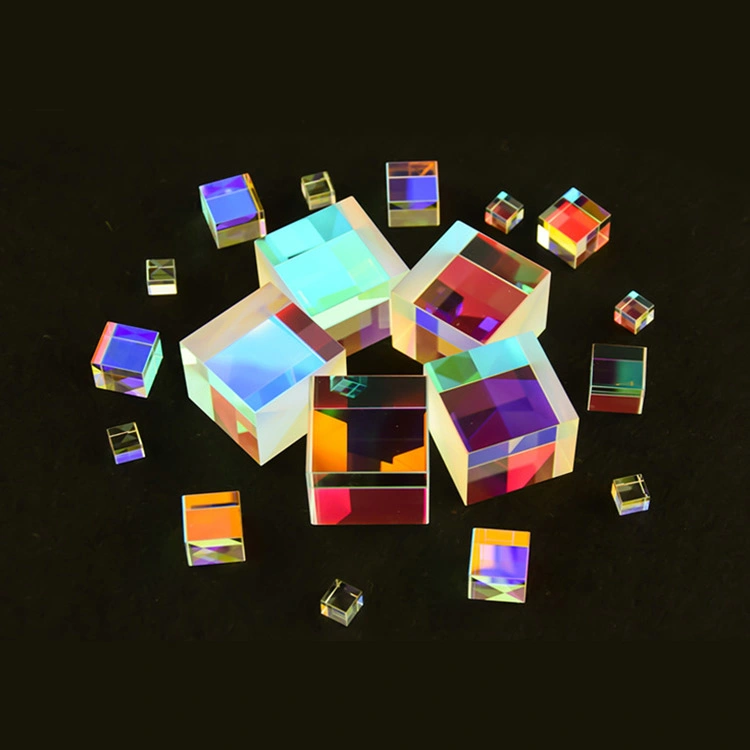 Optical Glass 25X25X25mm X-Cube Prism Color Prism