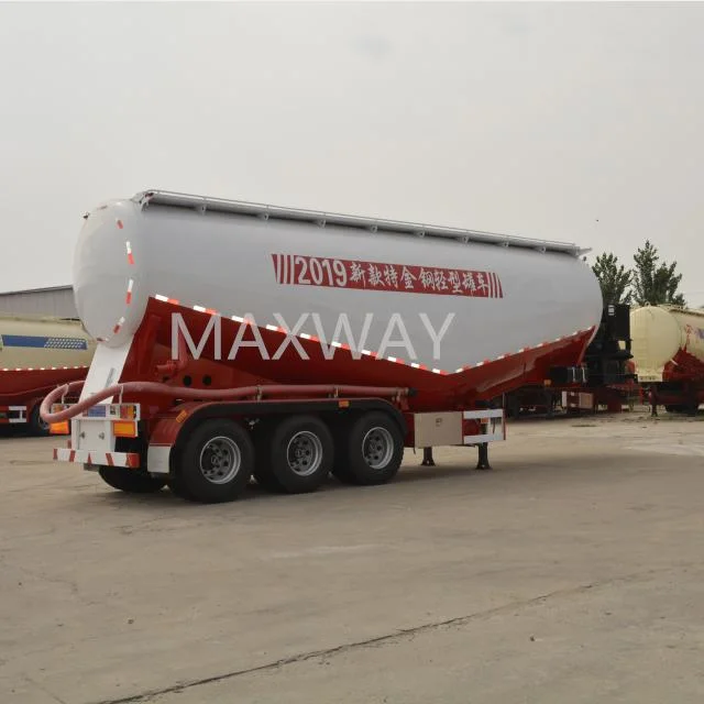 Tir Axle 30/35/40/45 Cbm Bulk Cement/Fly Ash/Flour/Powder Material Transport Tanker Trailer