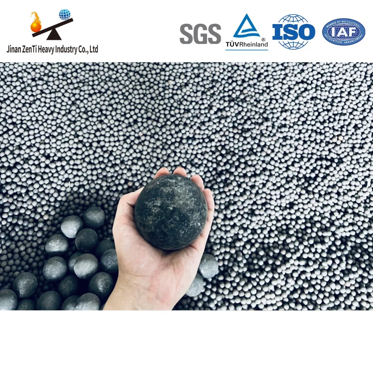 Casting Hot Rolled Forged Grinding Steel Media Bearing Ball Genuine Goods at a Fair Price High Temperature Resistance for Ball Mill