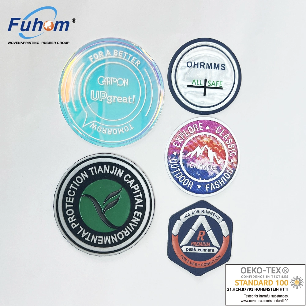 Manufacturing Custom Logo Embossed/Debossed TPU Patches for Jeans Jackets