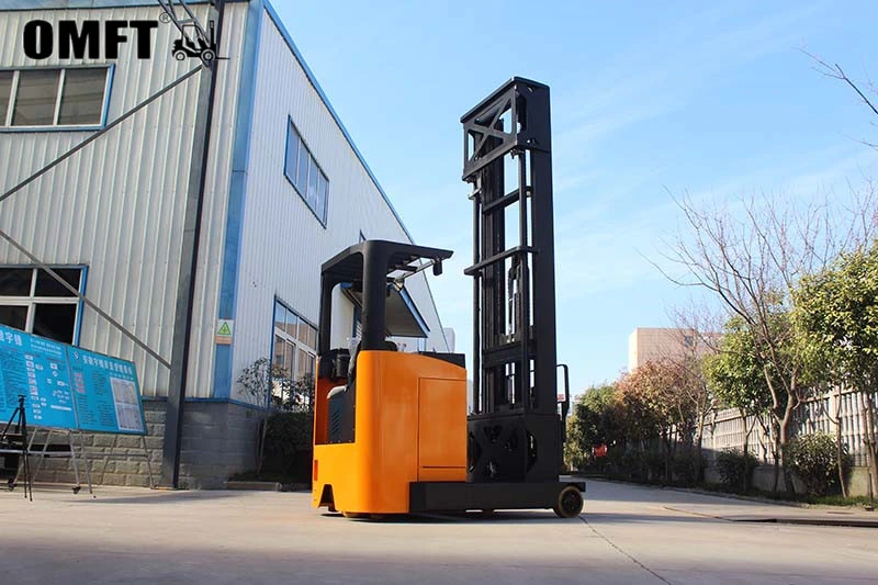 1.5-3 Ton 4 Wheel AC Motor Truck Li-ion Battery Reach Electric Forklift for Material Handing