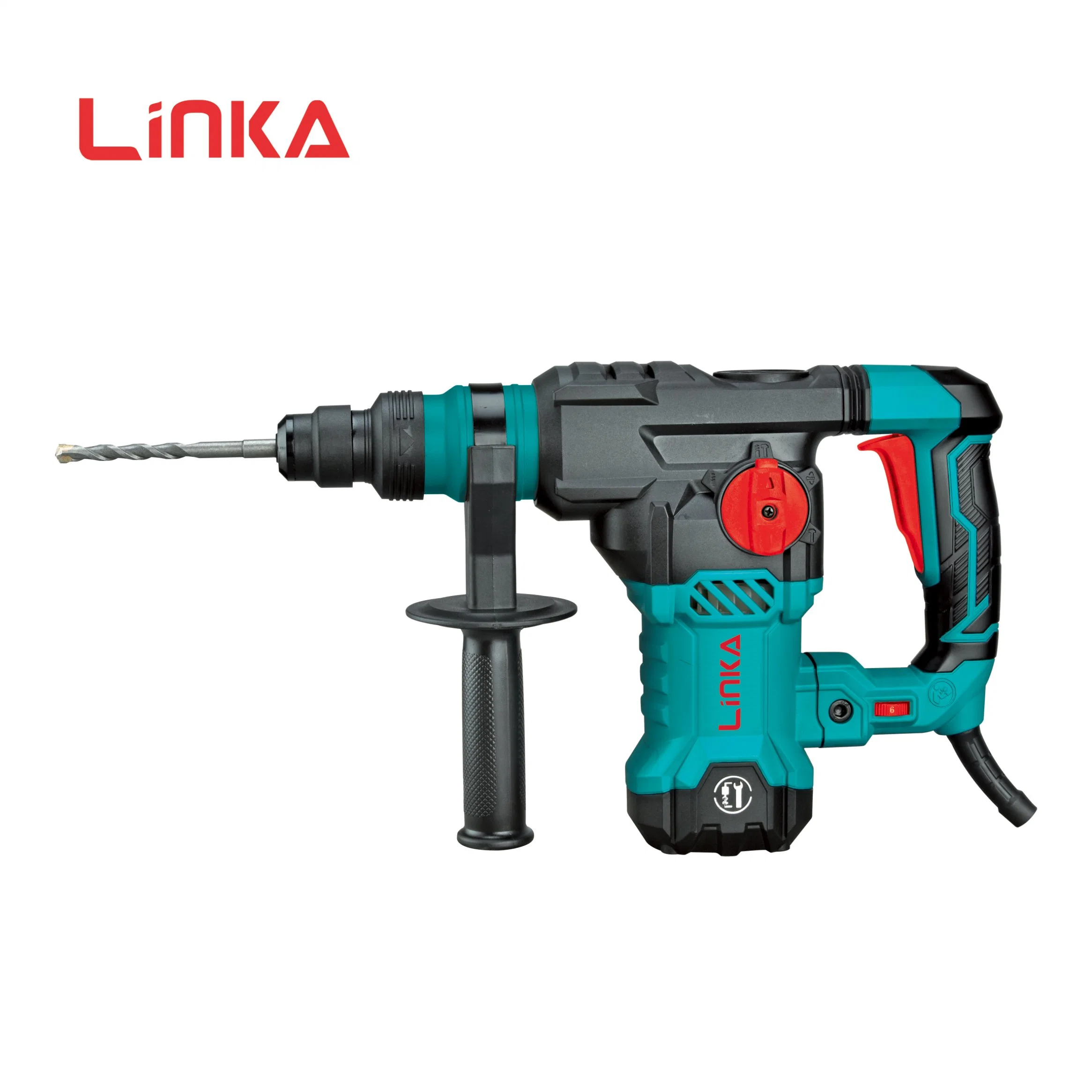 المطرقة الدوارة لأدوات القدرة الصناعية للخدمة الشاقة بقدرة 1500 واط من Linka