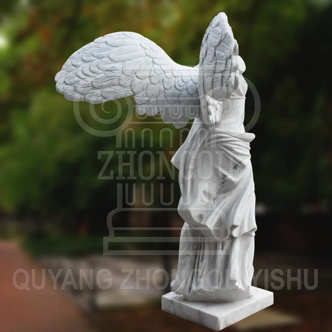 Marble Stone Granite The Goddess of Victory Nike Statue Samothrace Sculpture