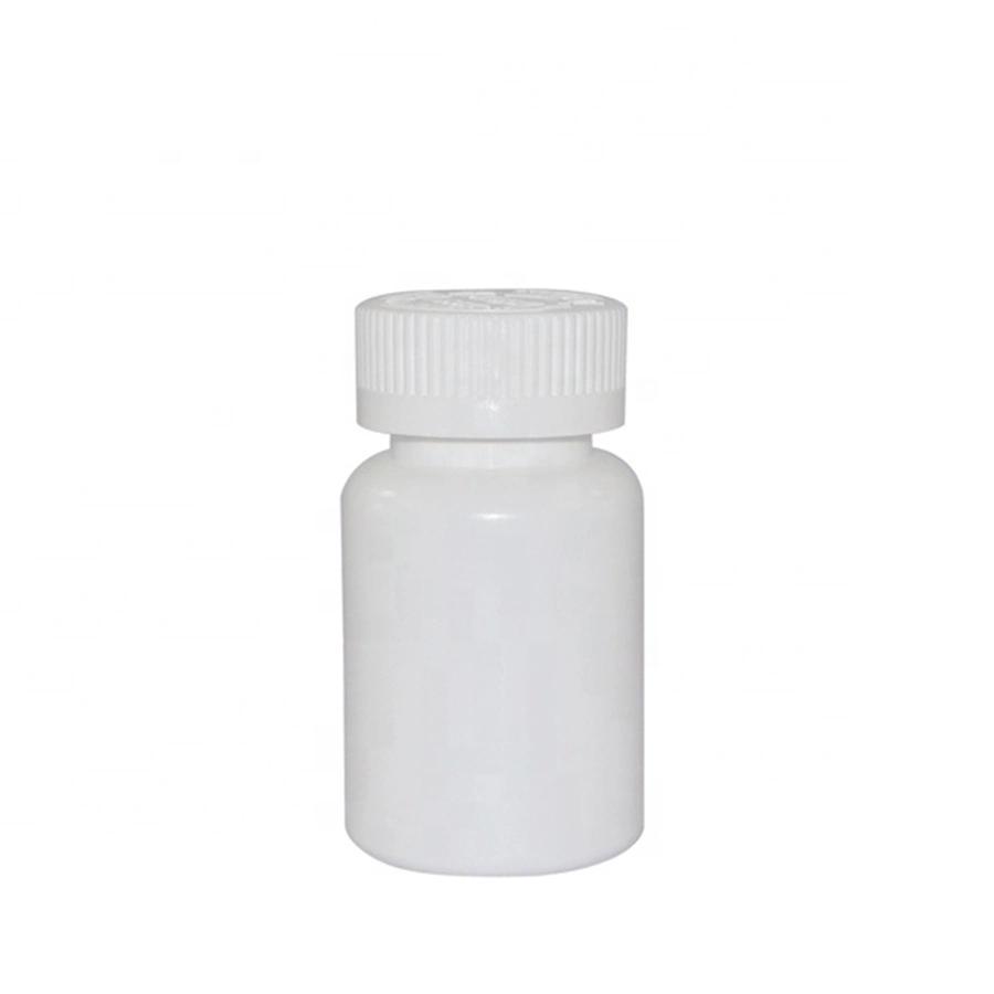 HDPE White Disposable Round Empty Plastic Pill Bottle for Medicine