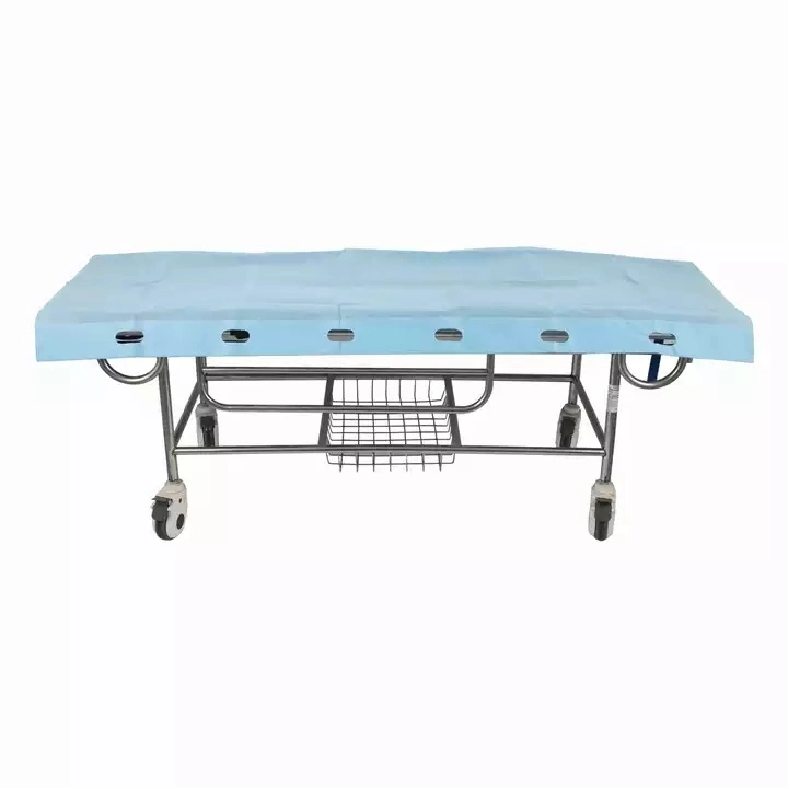 Stretcher Sheet Stretcher Rolls Medical Einweg Blue Color Draw Sheets Folie Für Patientenübertragung